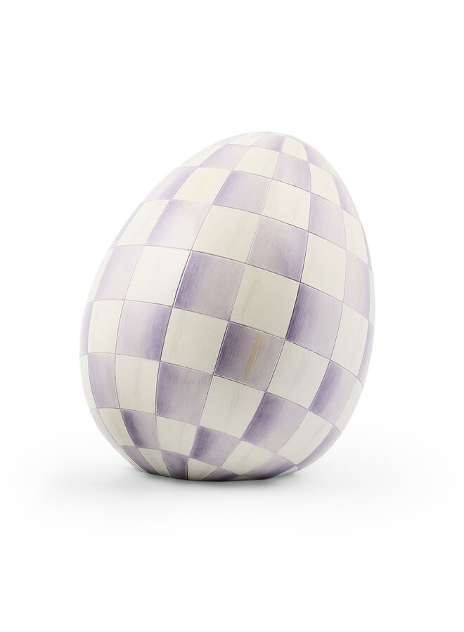 Violet Check Small Egg