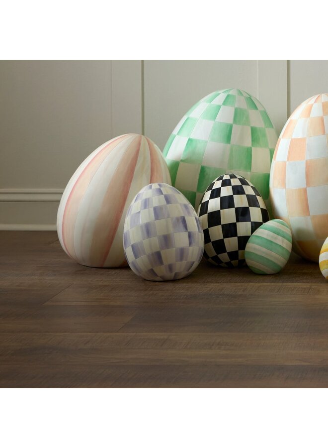 Violet Check Small Egg