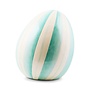 Aqua Stripe Medium Egg