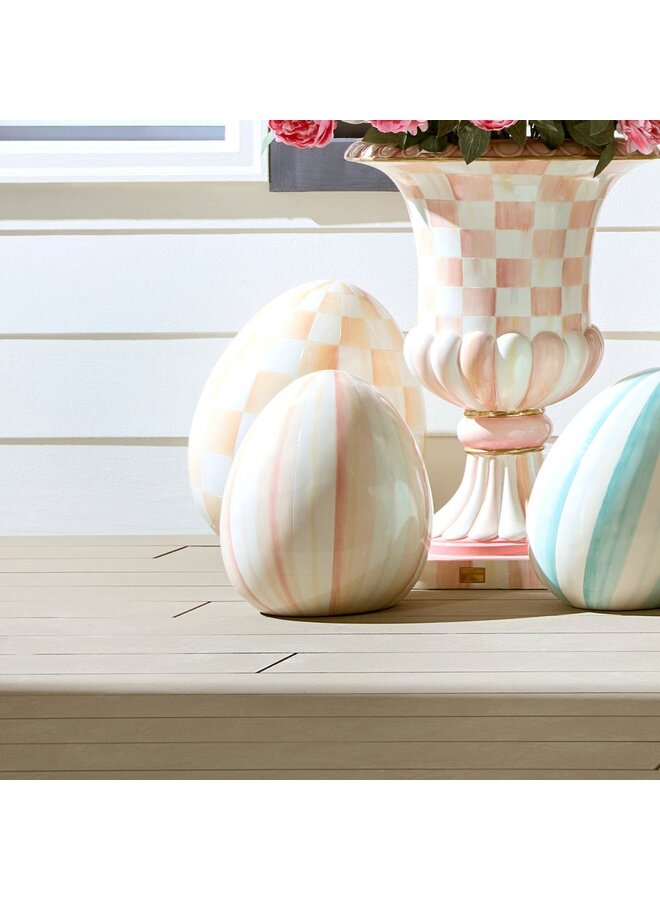 Rosy Stripe Medium Egg