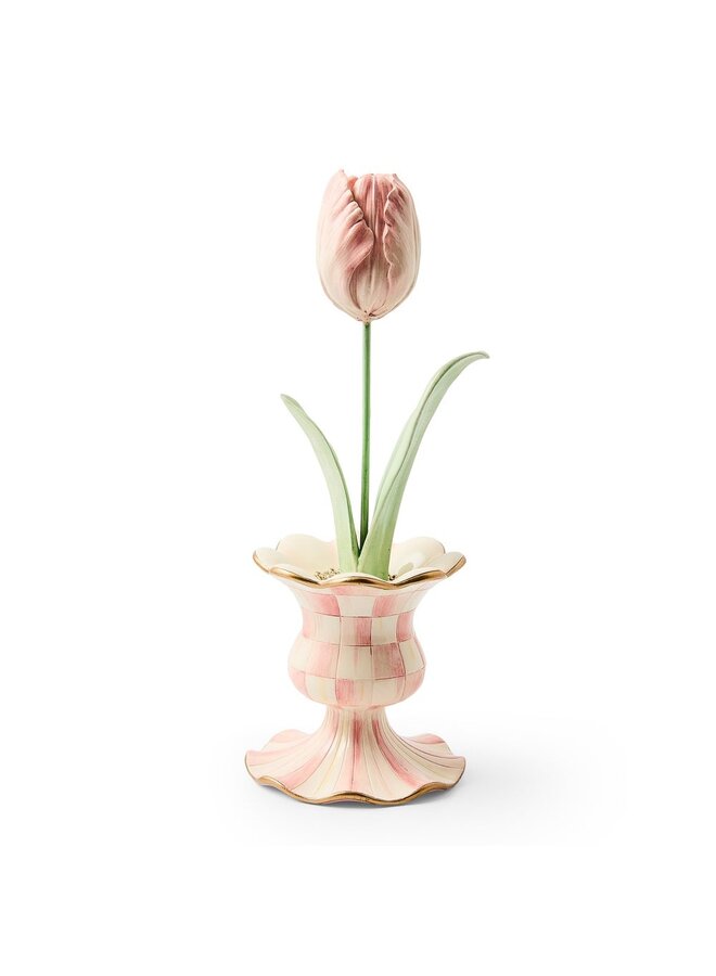 Rosy Garden Tulip in Vase