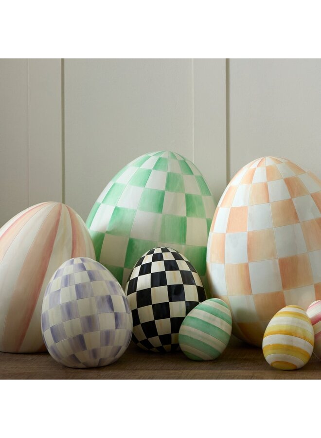 Mint Check Large Egg