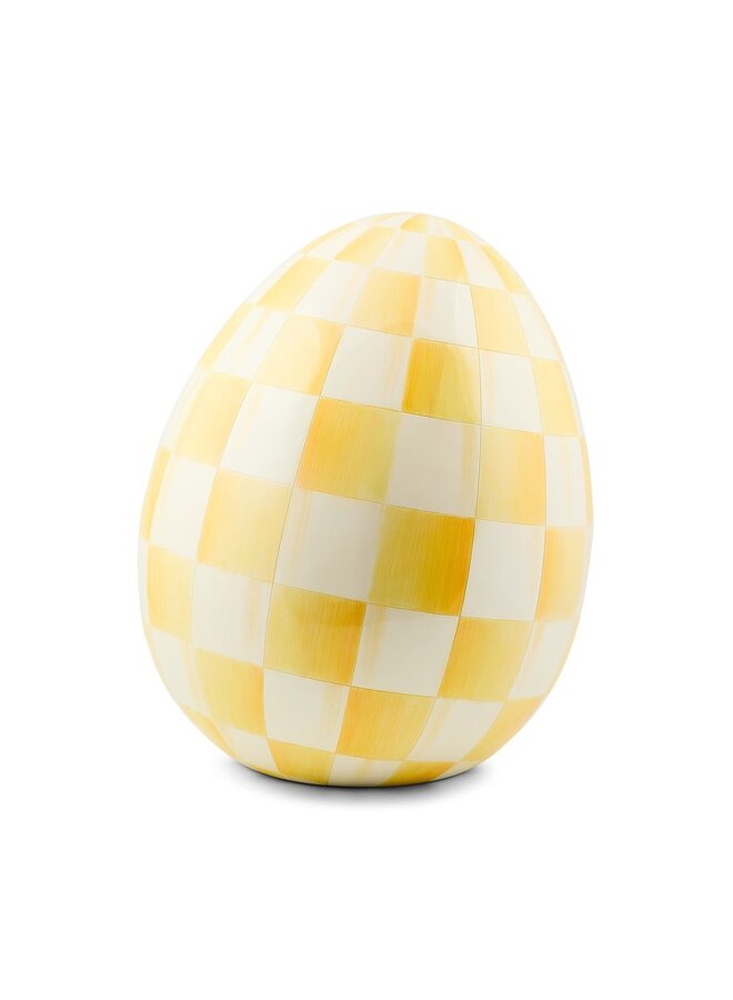 Sunshine Check Large Egg