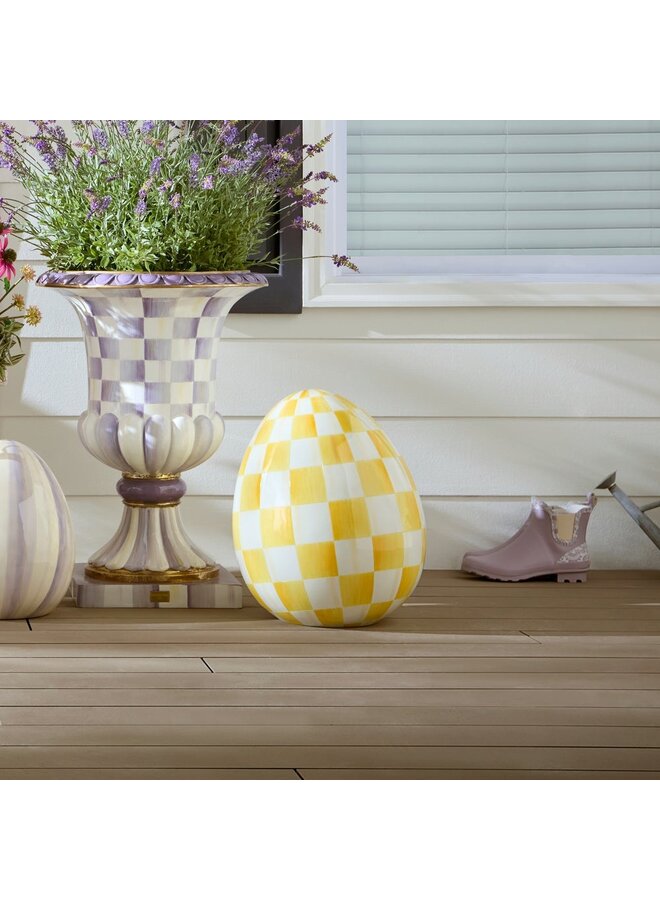 Sunshine Check Large Egg