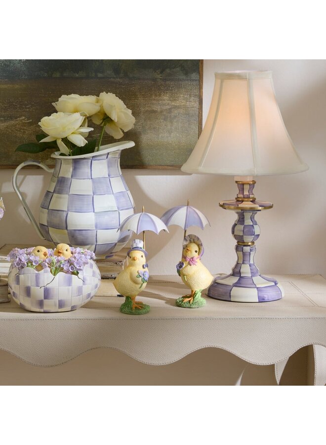 Pansy Party Umbrella Chicks, Set of 2