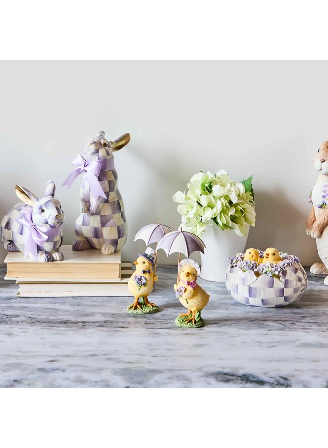 Pansy Party Umbrella Chicks, Set of 2