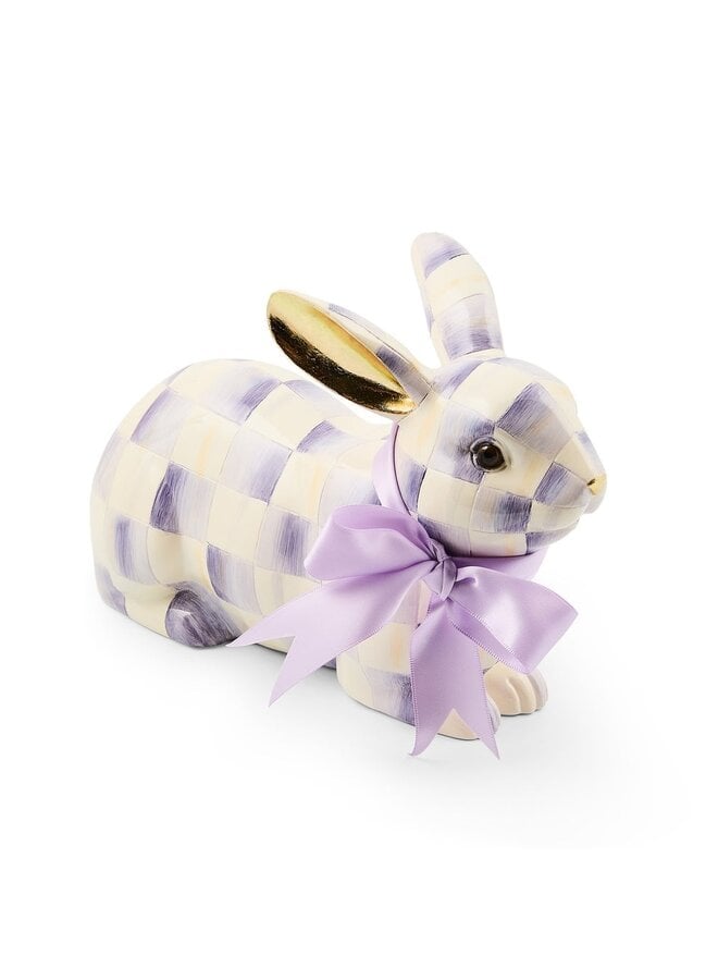 Violet Check Resting Bunny