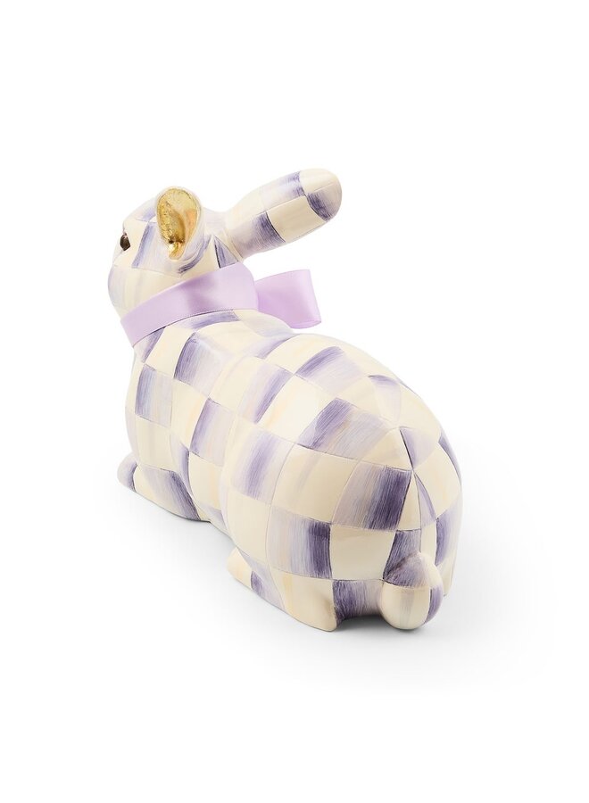 Violet Check Resting Bunny