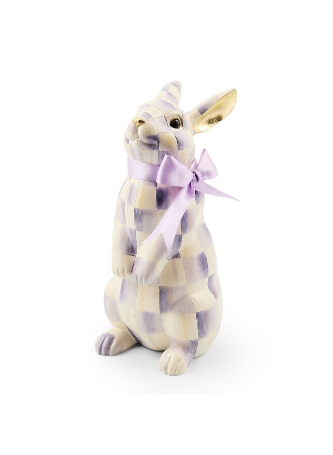 Violet Check Standing Bunny