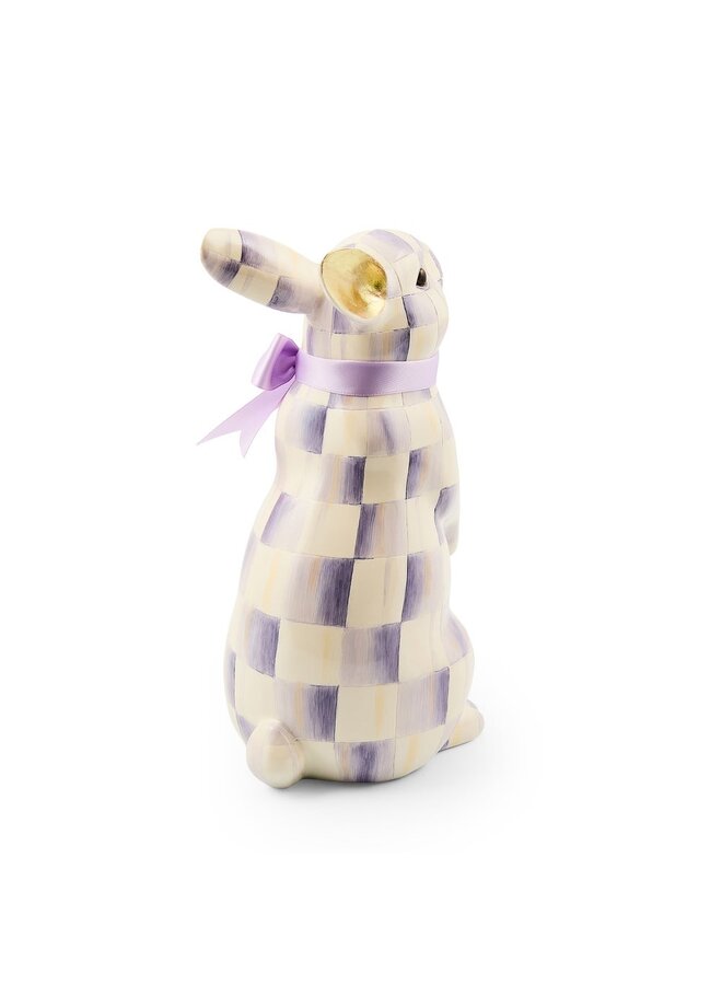 Violet Check Standing Bunny