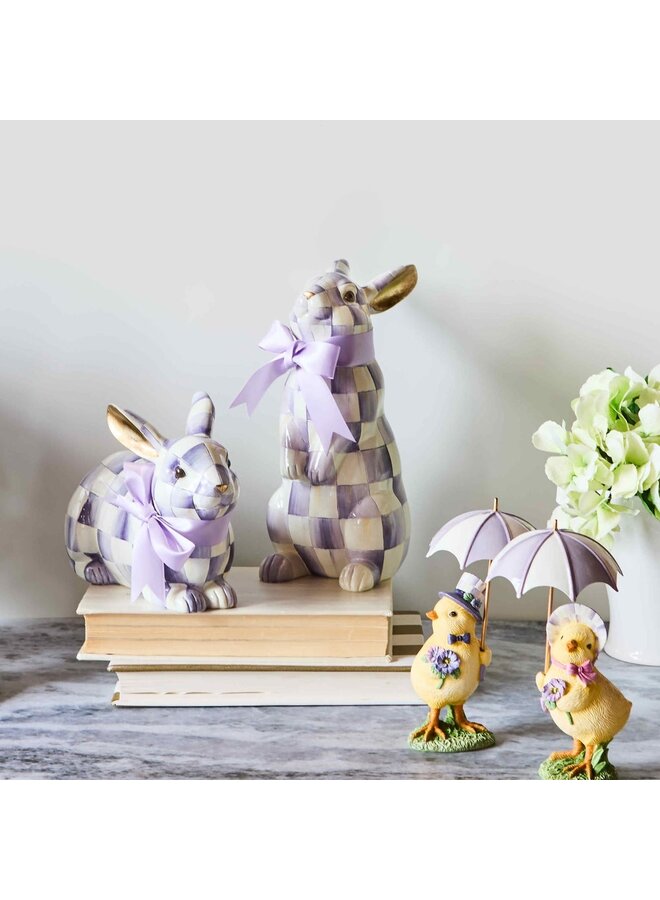 Violet Check Standing Bunny