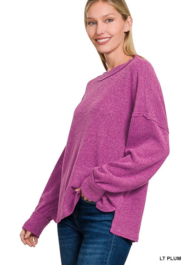 Ribbed Hacci Top -