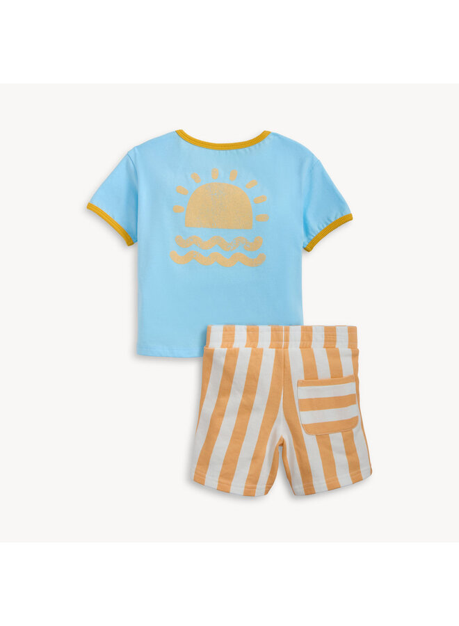 Sun Club Tee/Short Set -