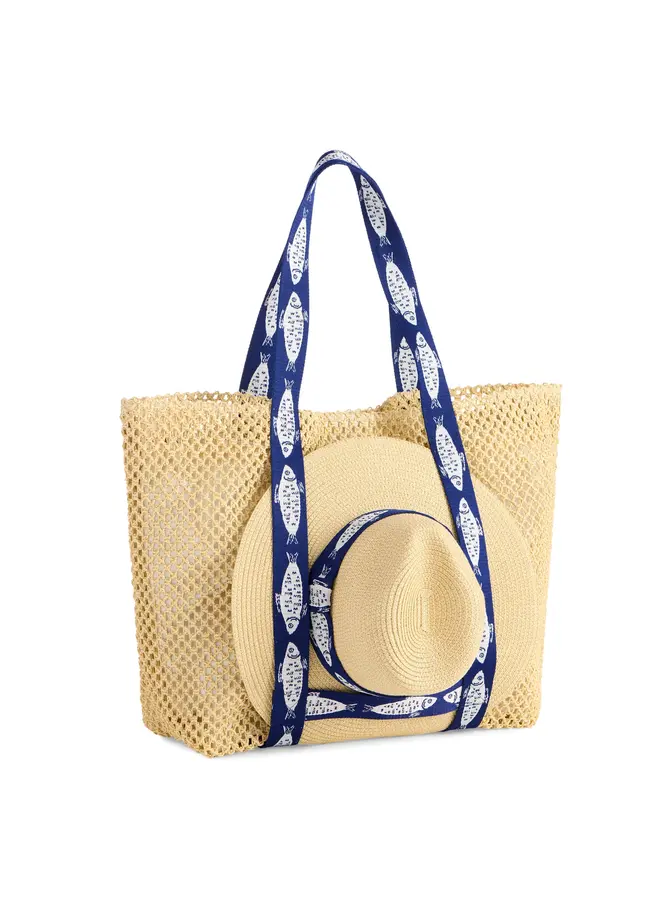 Fisher Tote and Hat Set - Navy