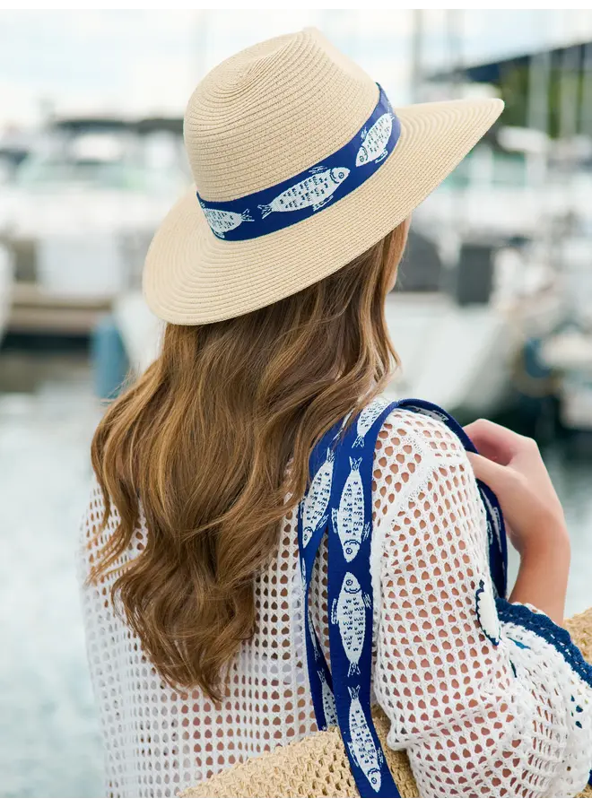 Fisher Tote and Hat Set - Navy