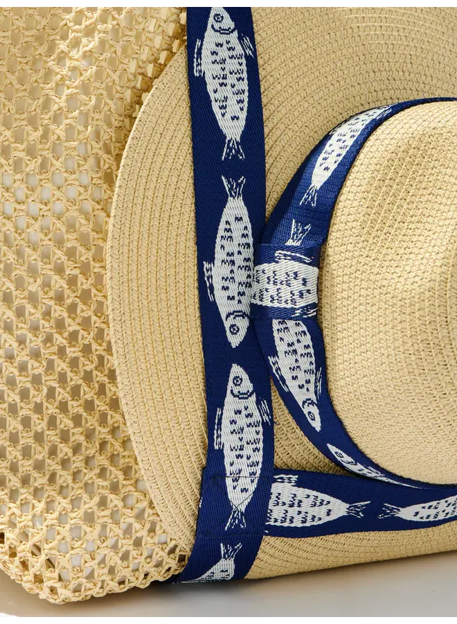 Fisher Tote and Hat Set - Navy