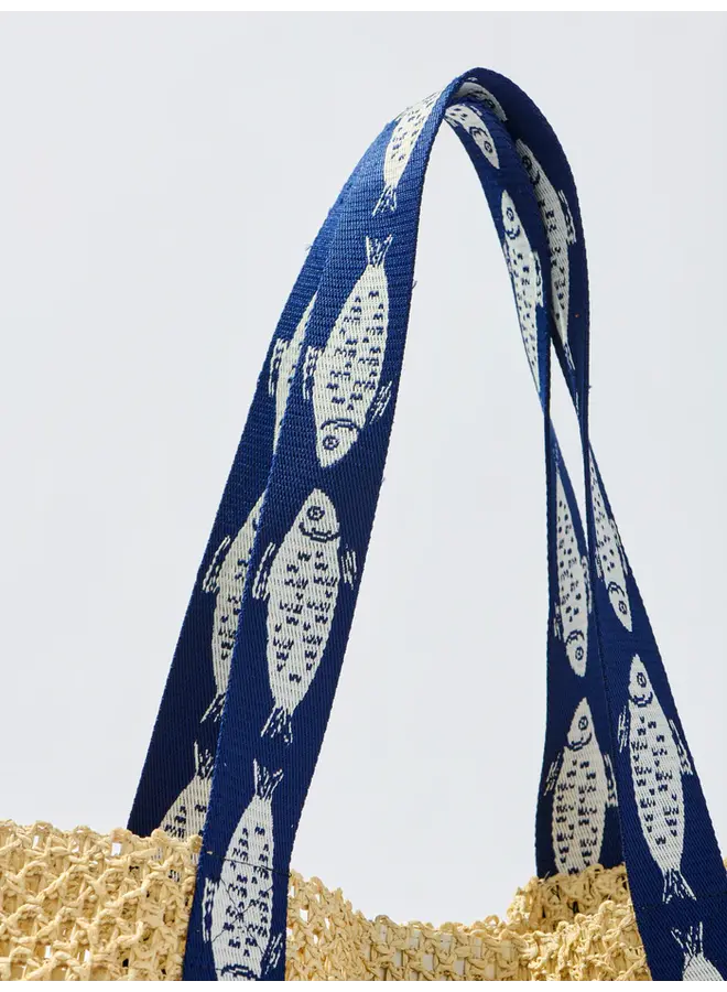 Fisher Tote and Hat Set - Navy