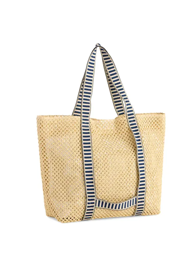 Dorian Tote and Hat Set - Navy