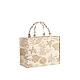 Coastal Jacquard Tote - Beige