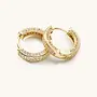 Winona Pave Hoops - Gold
