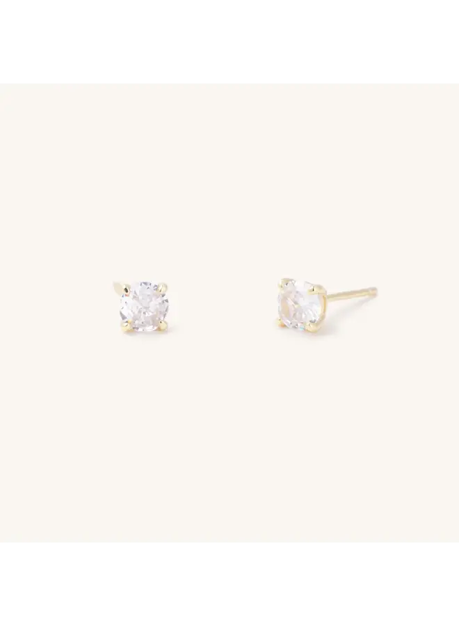 Emily Studs - Round Cut