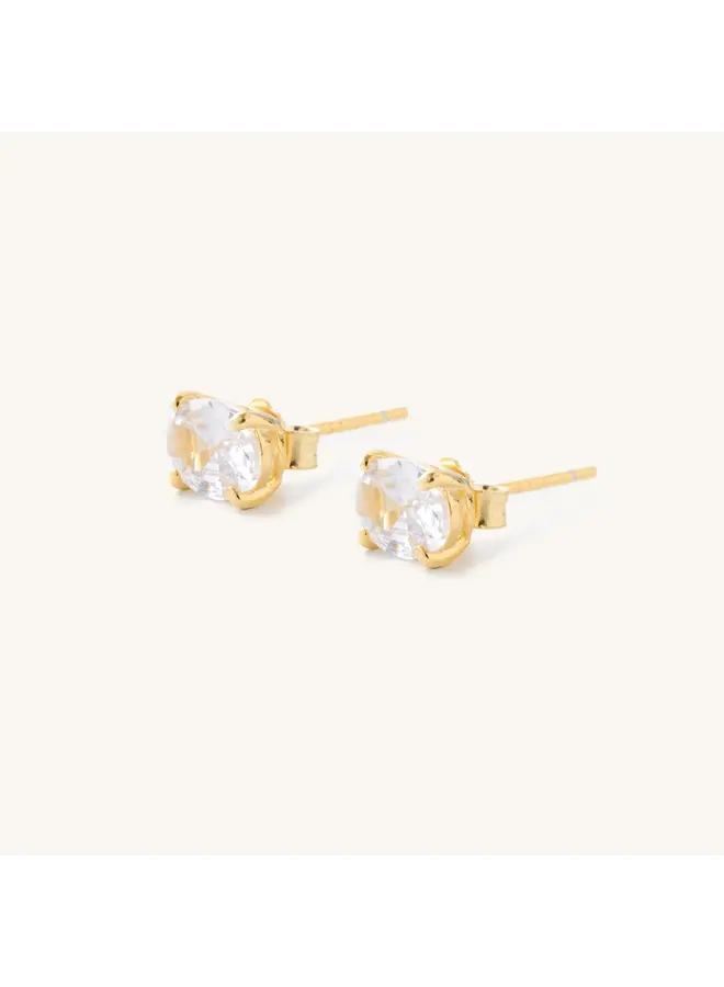 Emily Studs - Cushion Cut