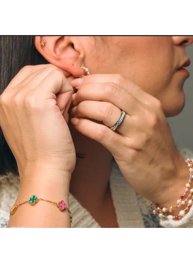 Krista Crystal Band Ring -