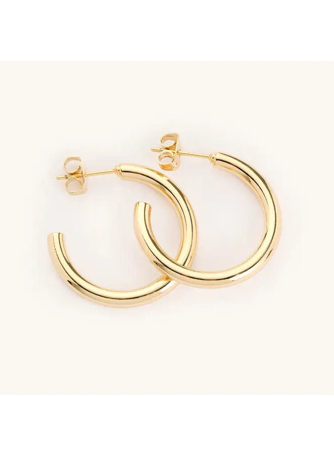 Tessa Tube Hoops - Medium