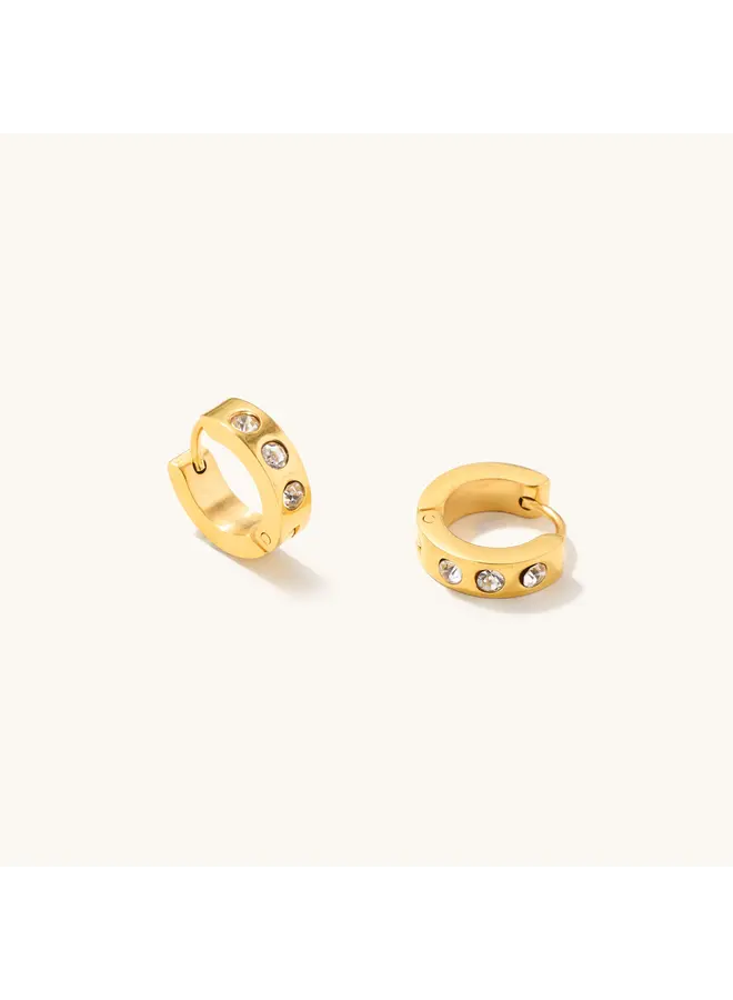 Mini Corinne Huggies- Gold