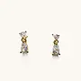 Charlie Gem Dangle Studs