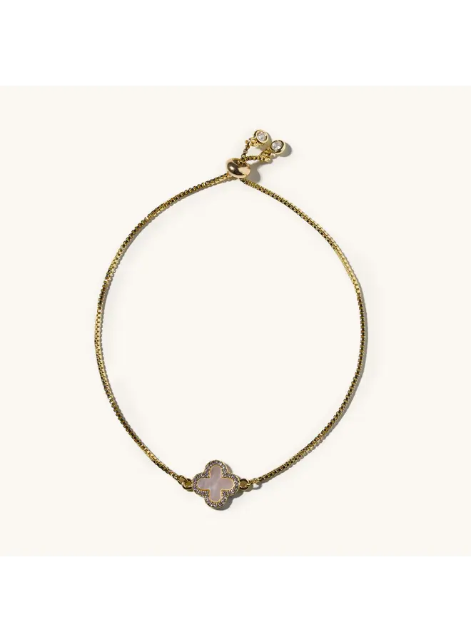 White Shell Flora Slider