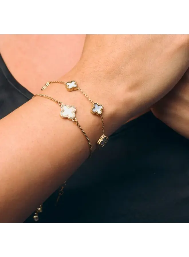 White Shell Flora Slider