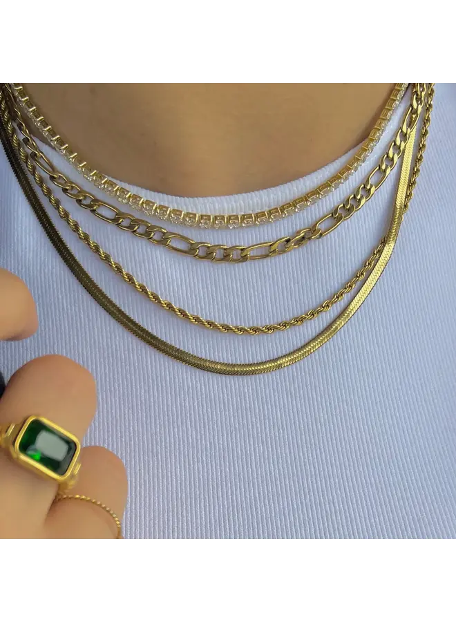 Skinny Golden Rope Necklace