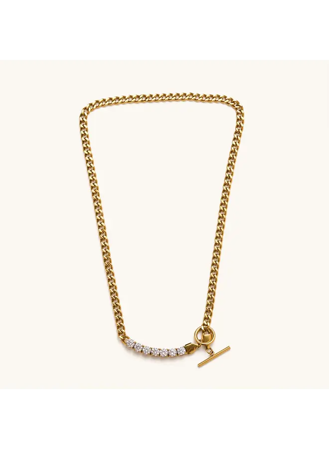 Tay Front Clasp Necklace