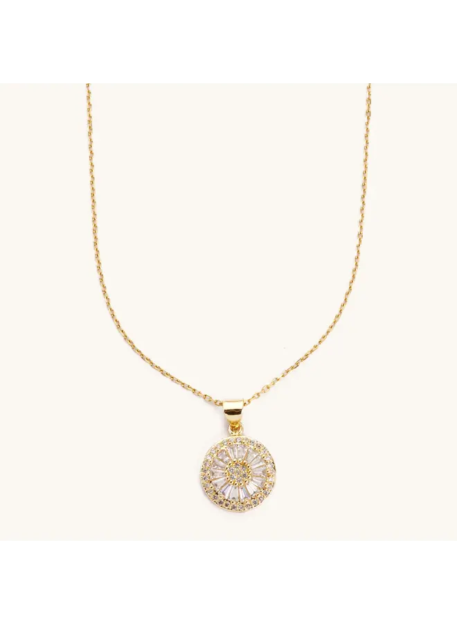 Antique Crystal Necklaces- Gold