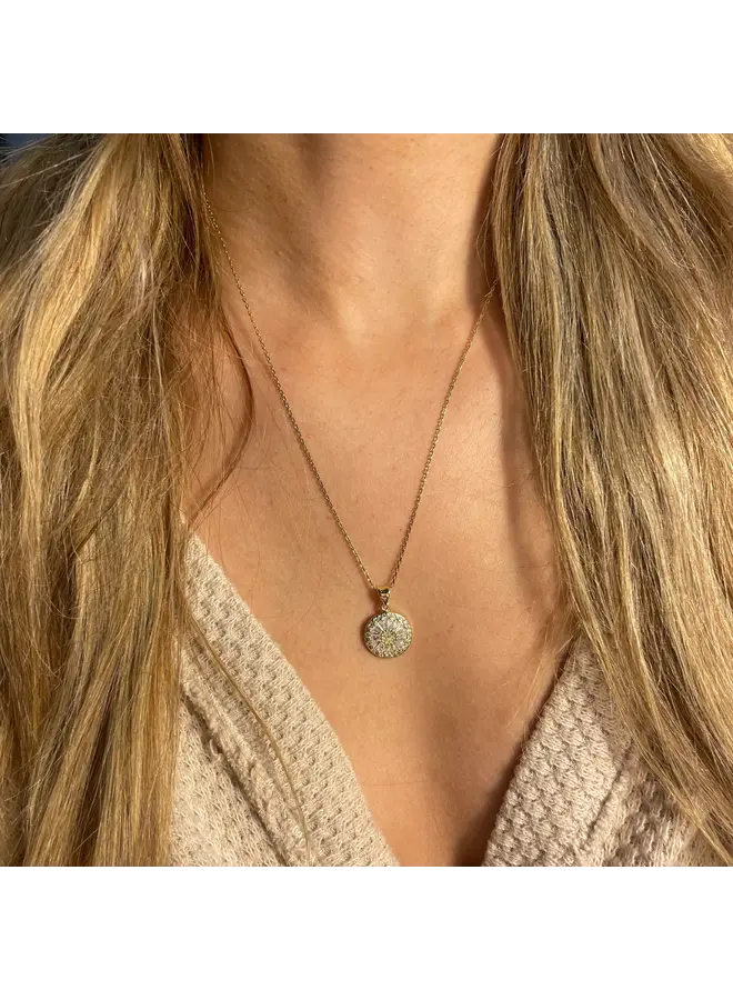 Antique Crystal Necklaces- Gold