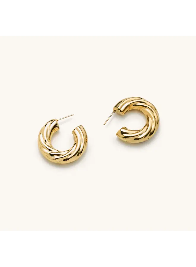 Chunky Twist Hoops