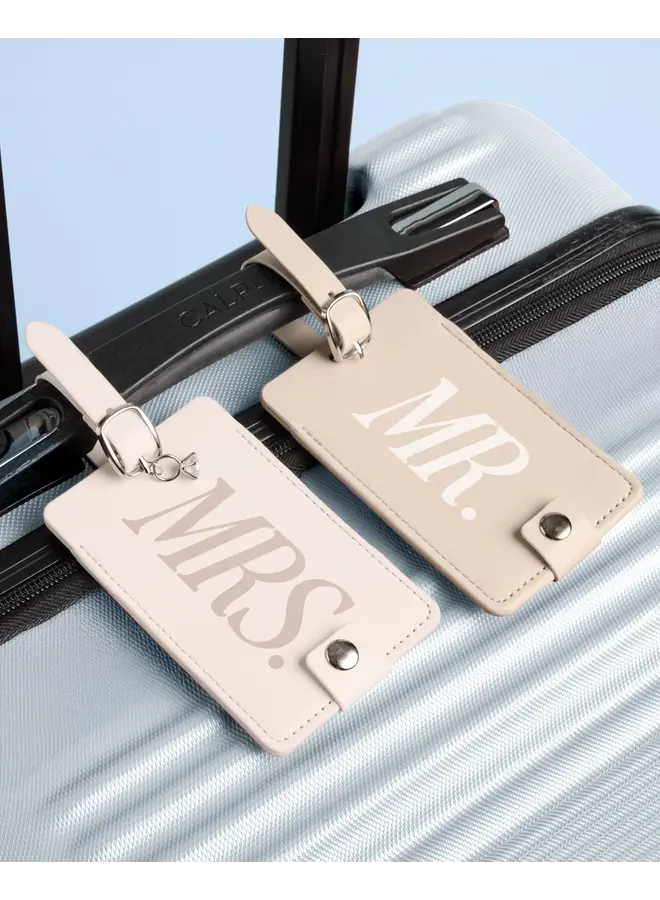 Mr. & Mrs. Luggage Tags