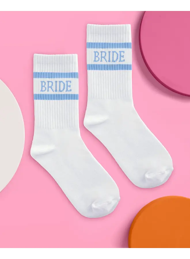 Blue Bride Socks
