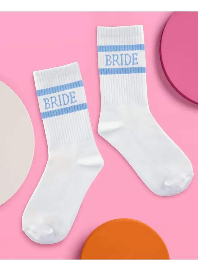 Blue Bride Socks