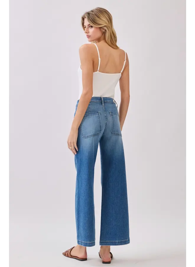 Genoa Slant Pocket Crop Jean - Medium -