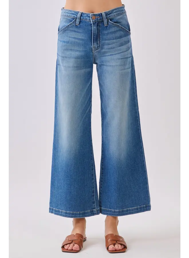 Genoa Slant Pocket Crop Jean - Medium -