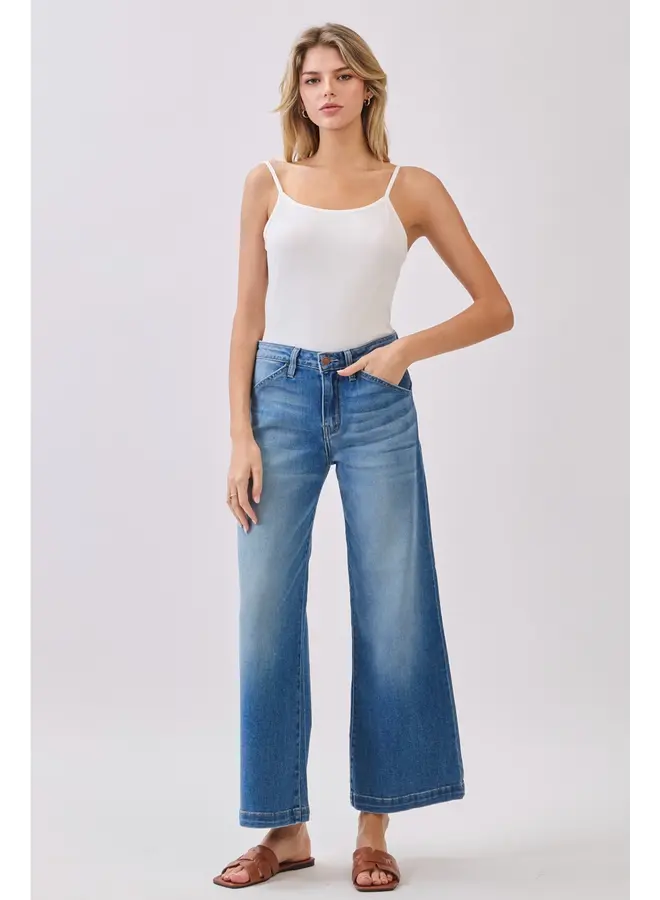 Genoa Slant Pocket Crop Jean - Medium -