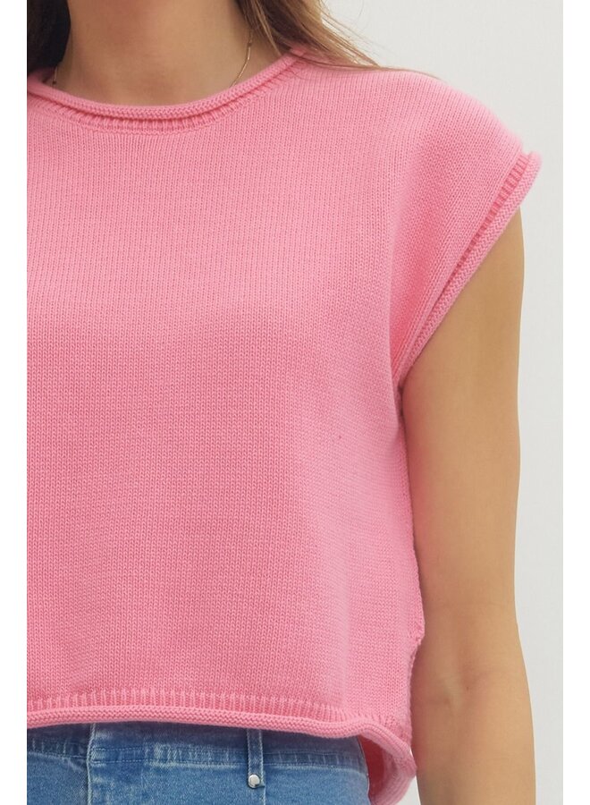Short Sleeve Spring Sweater -