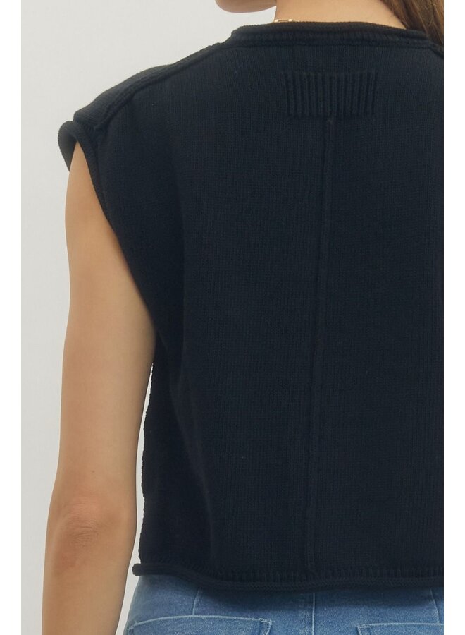 Short Sleeve Spring Sweater -