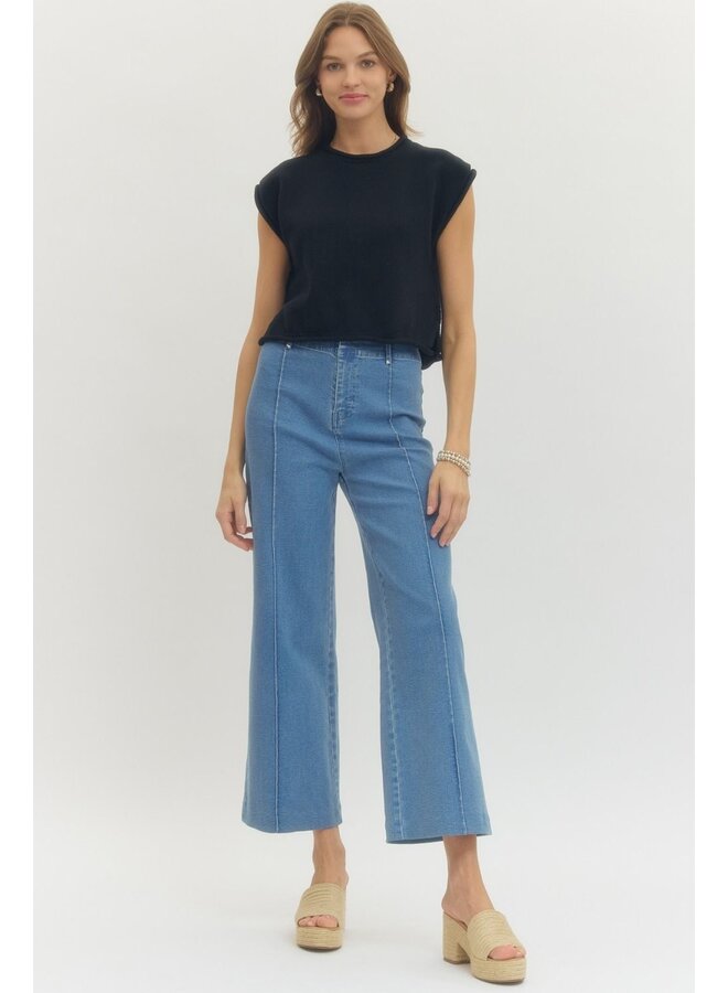 Short Sleeve Spring Sweater -