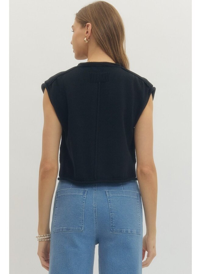 Short Sleeve Spring Sweater -