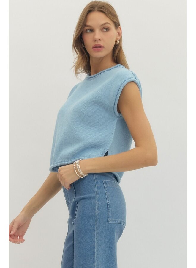 Short Sleeve Spring Sweater -