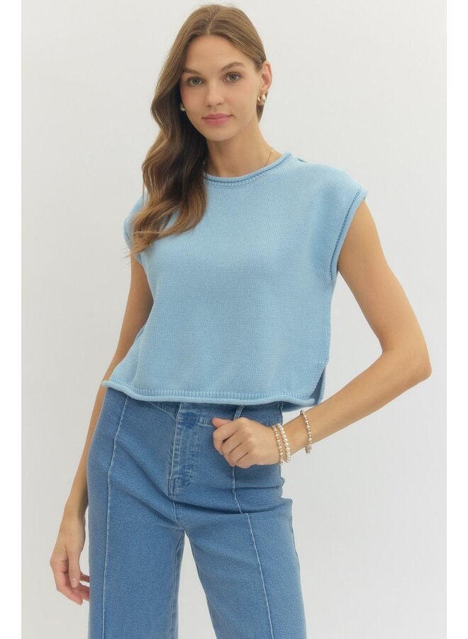 Short Sleeve Spring Sweater -