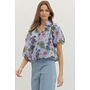 Margot Blue Floral Blouse